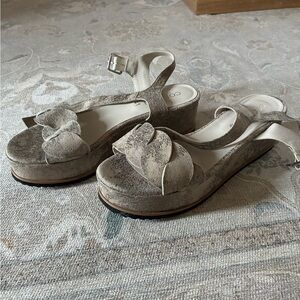 Cordani Made In Italy Suede Platform Sandals Size 41